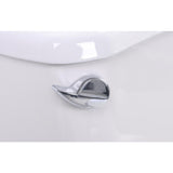 Step-In 59.6 in. Walk-In Non-Whirlpool Bathtub in White with 1.28 GPF Single Flush Toilet - Super Arbor