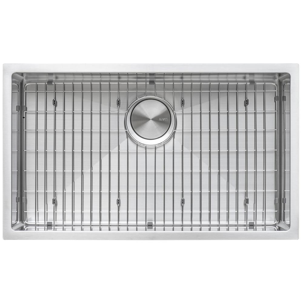 Undermount Stainless Steel 32 in. Single Bowl Kitchen Sink 16-Gauge - Super Arbor
