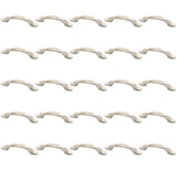 Essentials Twisted Arch 3 in. (76mm) Center-to-Center Satin Nickel Drawer Pull (25-Pack) - Super Arbor