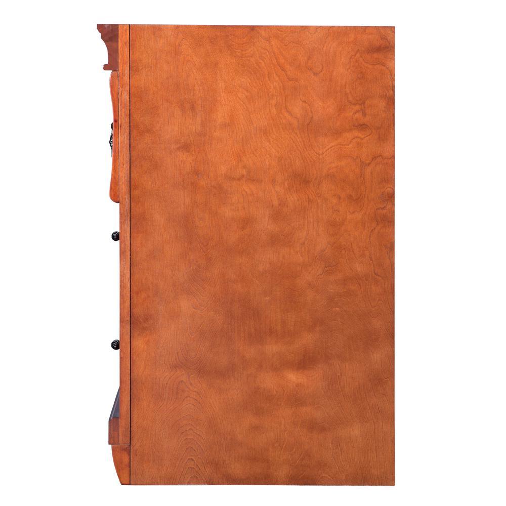 Naples 30 in. W x 21.63 in. D Vanity Cabinet Only in Warm Cinnamon with Right Hand Drawers - Super Arbor