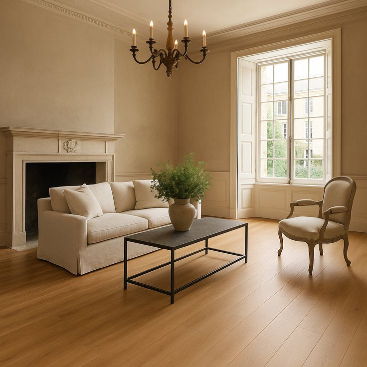 Glastonbury Grove Oak 22 MIL x 7.4 in. W x 47.8 in. L Waterproof Click Lock Luxury Vinyl Plank Flooring (19.8 sqft/case)