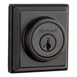 914 Signature 2nd Gen Contemporary Satin Nickel Deadbolt Featuring SmartKey and Home Connect Technology - Super Arbor