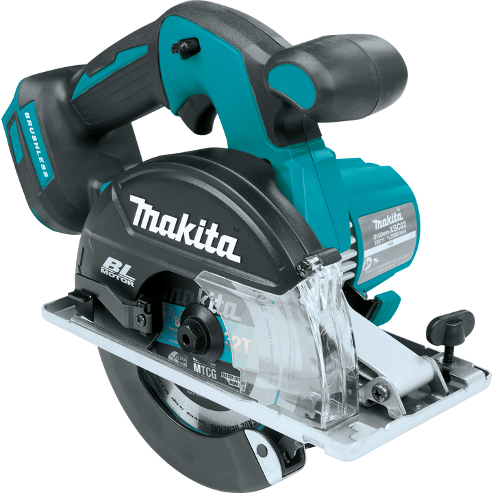 Makita 18V LXT Lithium‑Ion Brushless 5-7/8 in. Cordless Metal Cutting Saw, Tool‑Only (XSC02Z)
