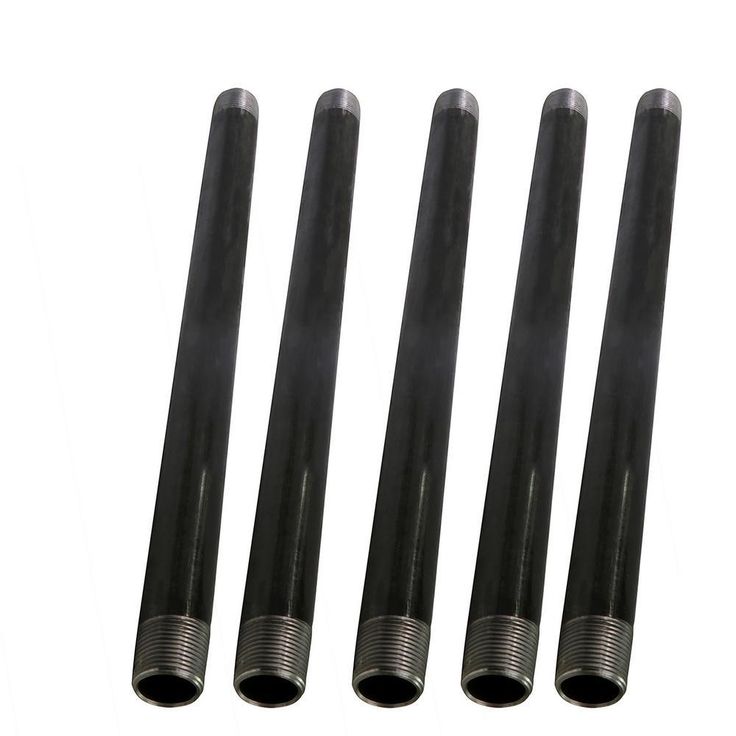 2 in. x 30 in. Black Steel Pipe (5-Pack)