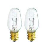 Philips 15-Watt C7.5 Incandescent Clear Candelabra Base Light Bulb (2-Pack)