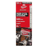 44-7/8 in. 8/10 TPI Metal Deep Cut Extreme Band Saw Blade (3-Pack) - Super Arbor