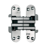 1-1/8 in. x 4-5/8 in. Satin Brass Invisible Hinge - Super Arbor