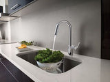 Align Single-Handle Pull-Down Sprayer Kitchen Faucet with Reflex and Power Clean in Matte Black