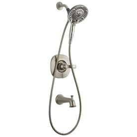Delta Nura Stainless 1-Handle Bathtub and Shower Faucet with Valve