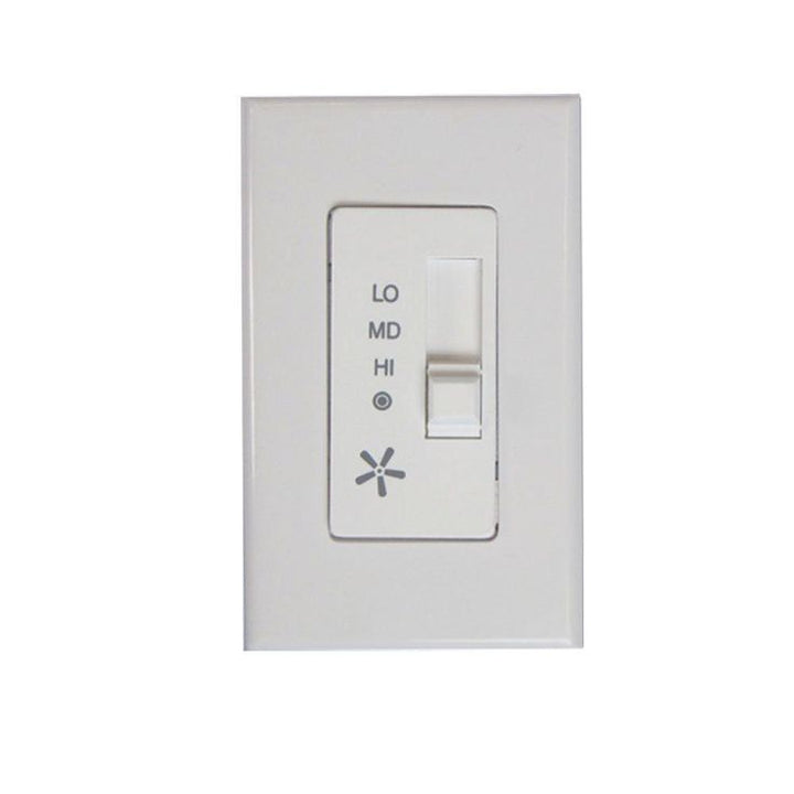 3-Speed Single Slide White Fan Switch
