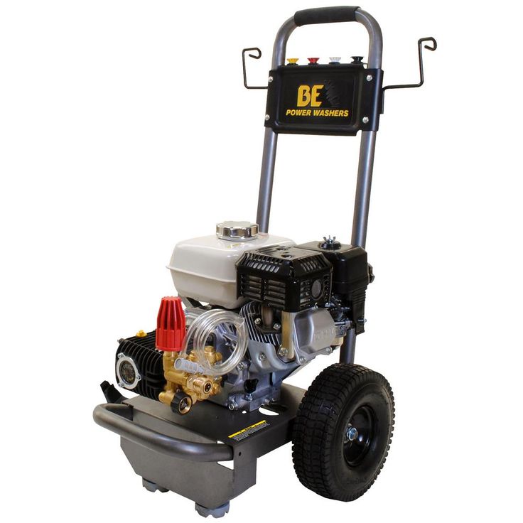BE Power 2700 PSI 3 GPM Triplex Pump Honda Gas Powered Pressure Washer California Compliant