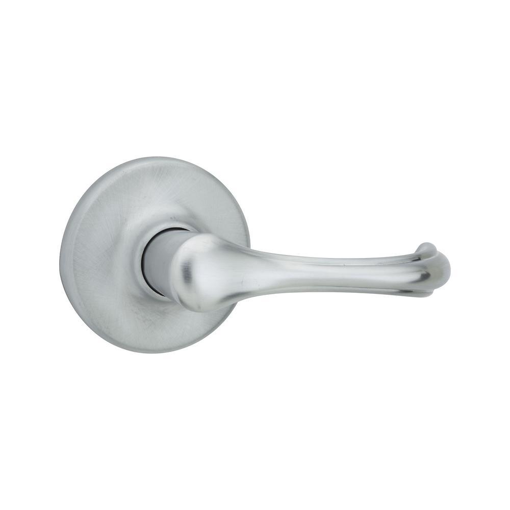 Dorian Satin Nickel Passage Hall/Closet Door Lever with Microban Antimicrobial Technology - Super Arbor
