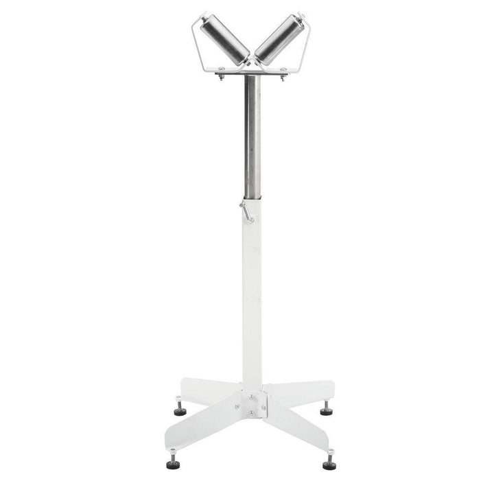 Heavy Duty 26.5 in. x 43.5 in. Adjustable V-Roller Pipe Stand - Super Arbor
