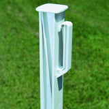 Fi-Shock 48 in. Plastic White Step-in Fence Post
