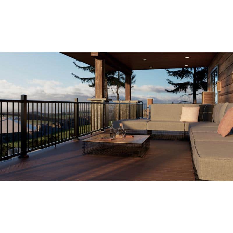 Fiberon 42 in. CitySide Traditional Aluminum End Post