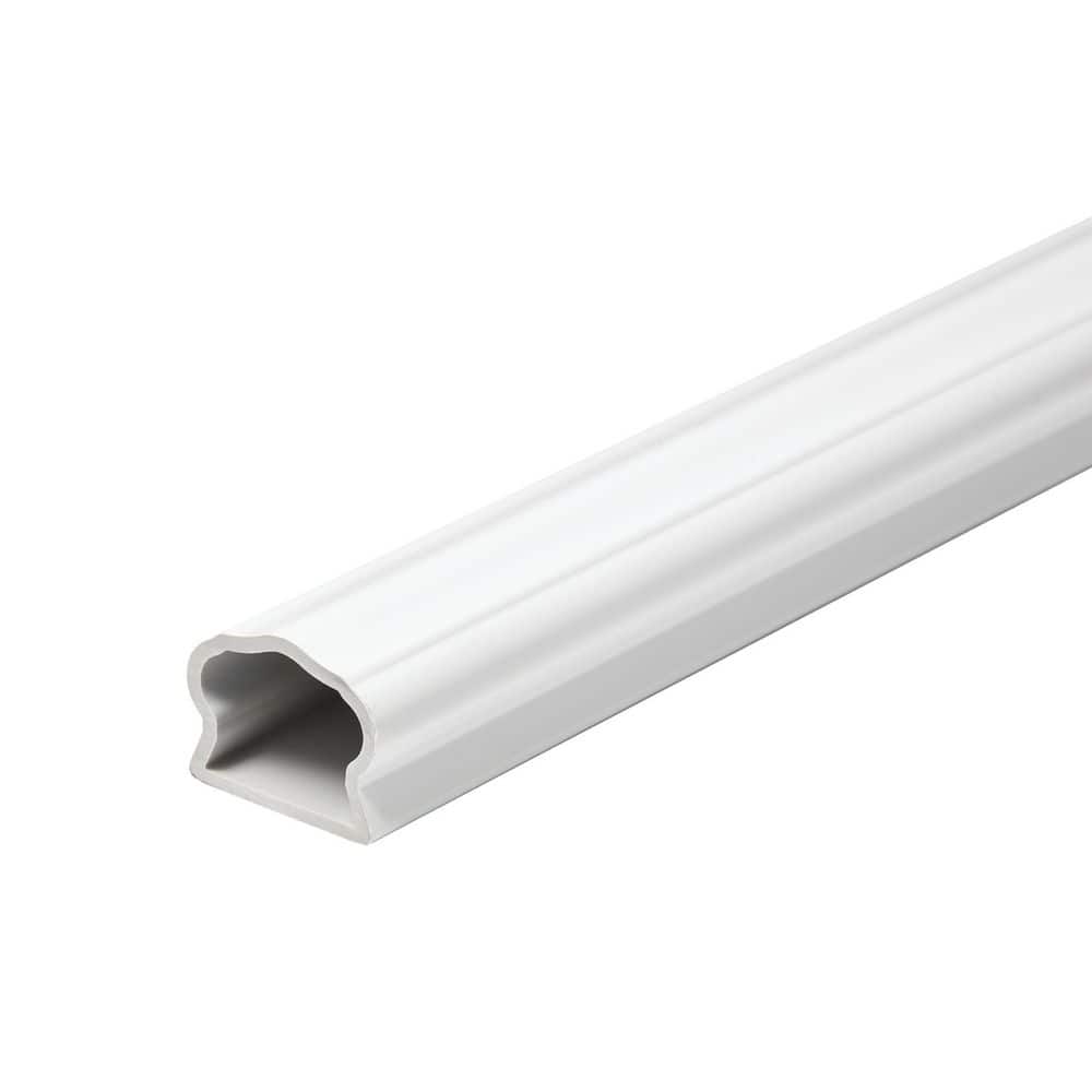 Fiberon ArmorGuard Deluxe 70 in. White Composite Rail Kit