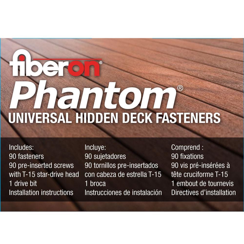 Fiberon Phantom Universal Hidden Deck Fastener Box