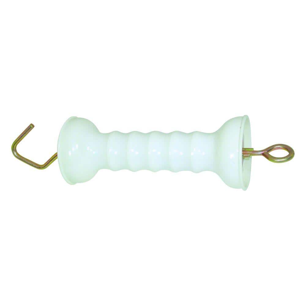 Field Guardian White Plated Heavy-Duty Gate Handle