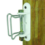Field Guardian 2 in. Wood Post Polytape Corner/End Insulator - White