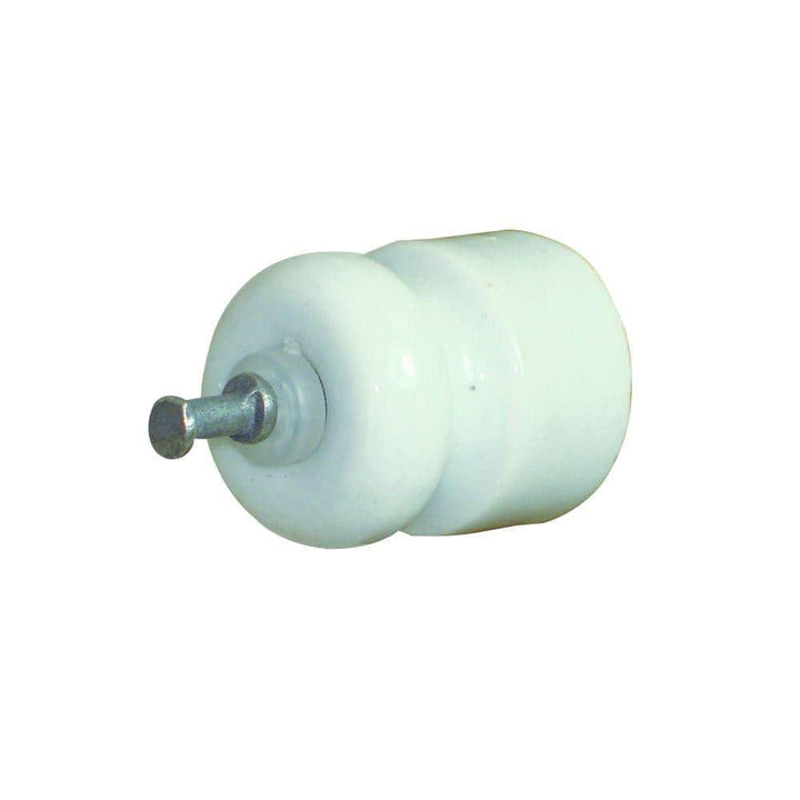 Field Guardian Porcelain Insulator with Nail and Washer
