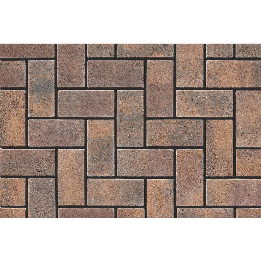 Oldcastle 8 in. L x 4 in. W x 2.25 in. H 60mm Fieldstone Holland Pavers (486-Piece Pallet)