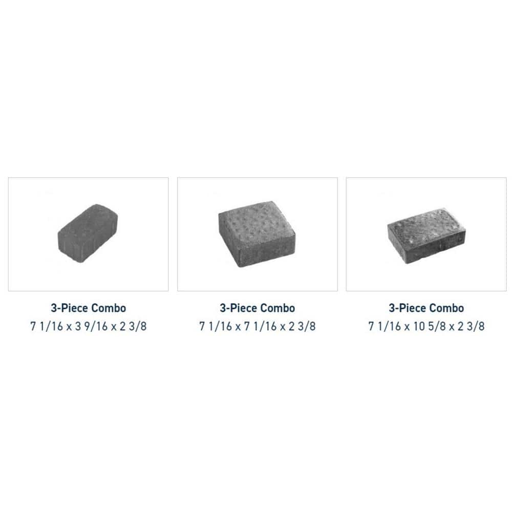 Oldcastle Mega Kingston 3-Piece Fieldstone Paver Kit (300-Piece Pallet)