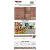Pavestone Paper Sample Only of Holland 7.87 in. L x 3.94 in. W x 1.77 in. H 45 mm Fieldstone Blend Concrete Paver (1-Piece)