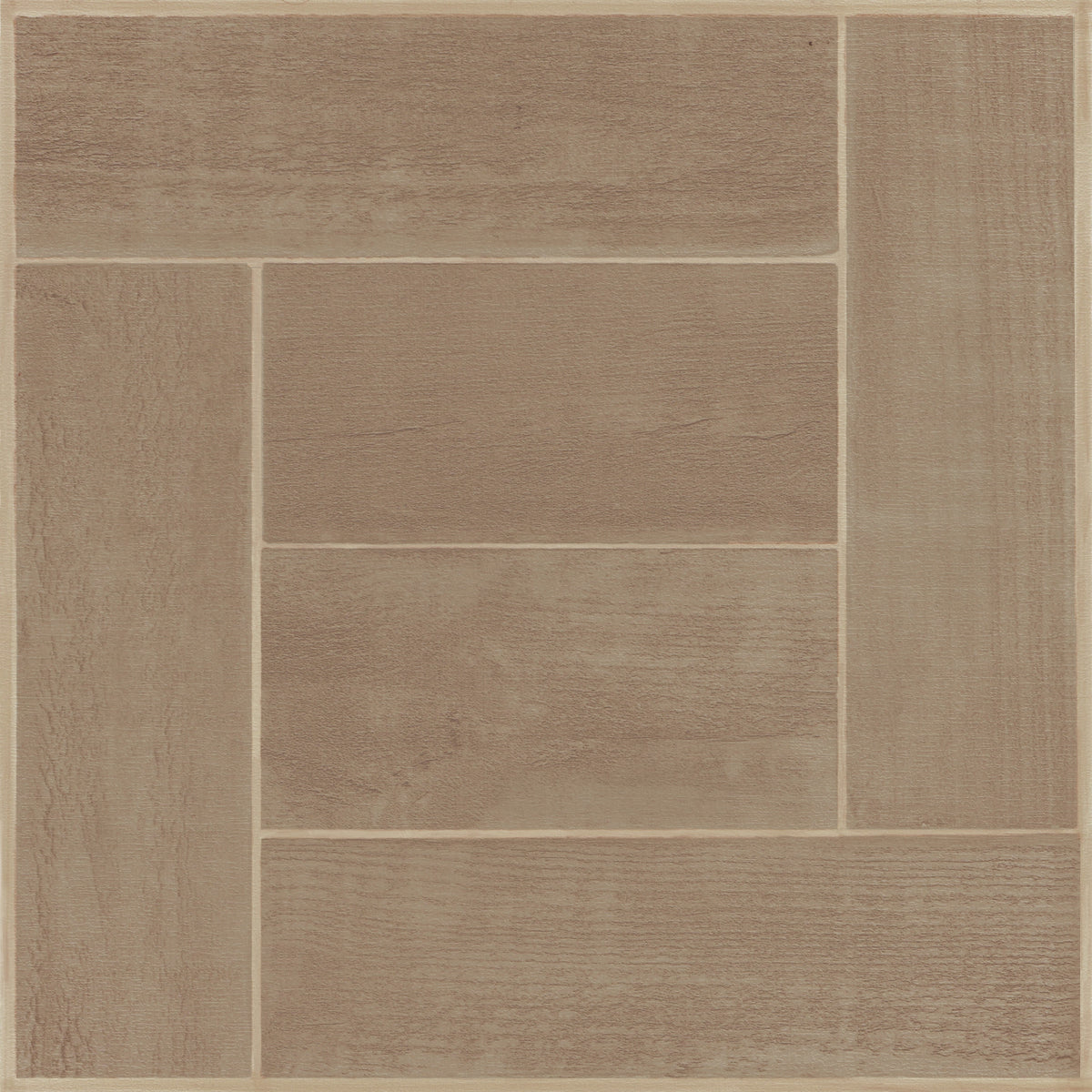 Achim Tivoli Self Adhesive Vinyl Floor Tile – 45 Tiles/45 Sq Ft, 12 x 12, Medium Oak Plank Look