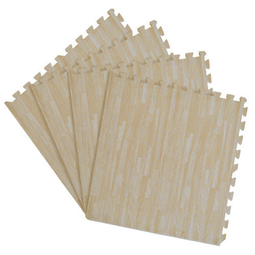ACHIM Ash 24 in. x 24 in. Interlocking Foam Anti-Fatigue Tiles (16 sq. ft./Case)