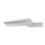 Ekena Millwork WM100 0.69 in. D x 0.69 in. W x 96 in. L Wood (Finger Joint Pine) Crown Molding