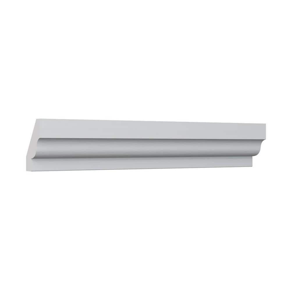 Ekena Millwork WM60 0.56 in. D x 1.75 in. W x 96 in. L Wood (Fingerjoint Pine) Crown Moulding