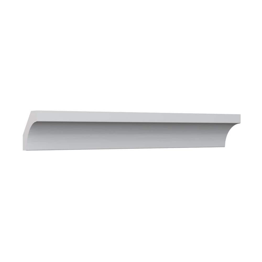 Ekena Millwork WM86 0.56 in. D x 1.63 in. W x 96 in. L Wood (Finger Joint Pine) Crown Molding