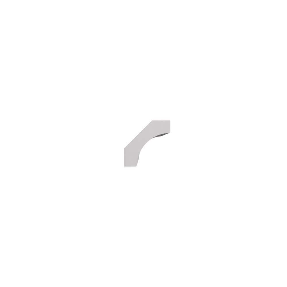 Ekena Millwork WM86 0.56 in. D x 1.63 in. W x 96 in. L Wood (Finger Joint Pine) Crown Molding