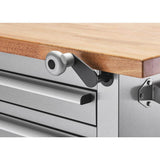 TRINITY PRO 72 in. W x 19 in. D 9-Drawer Stainless Steel Workbench with Adjustable Top