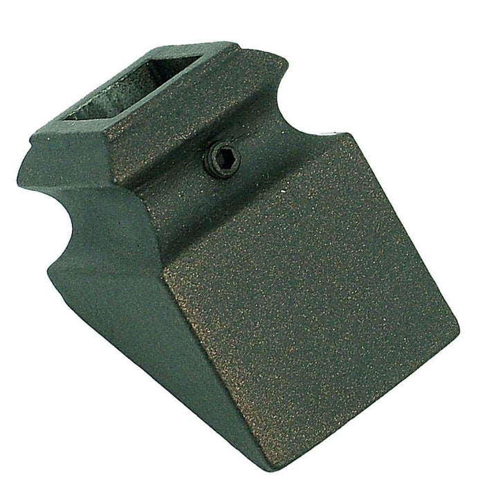 EVERMARK Stair Parts 5/8 in. Old World Copper Angled Metal Baluster Shoe for Stair Remodel
