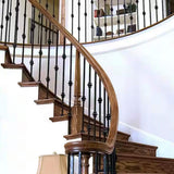 EVERMARK Stair Parts 1/2 in. Oil Rubbed Copper Metal Knuckle Baluster Fitting for Stair Remodel