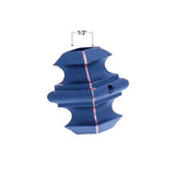 EVERMARK Stair Parts 1/2 in. Oil Rubbed Copper Metal Knuckle Baluster Fitting for Stair Remodel