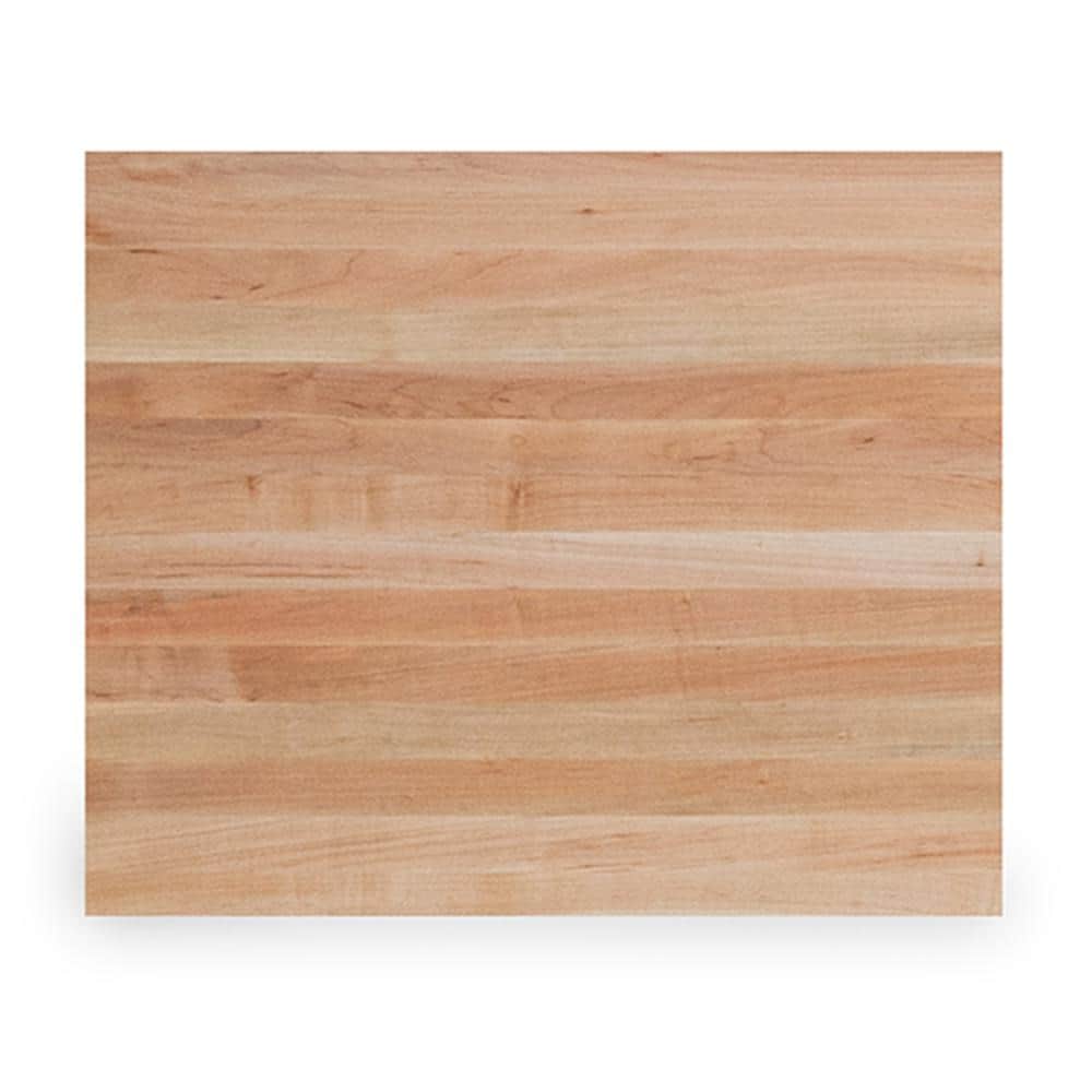 Swaner Hardwood 2.5 ft. L x 25 in. D x 1.5 in. T Finished Maple Solid Wood Butcher Block Countertop With Square Edge