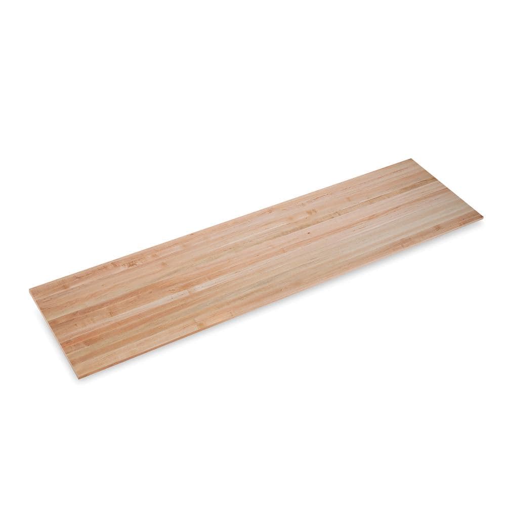 Swaner Hardwood 10 ft. L x 30 in. D x 1.5 in. T Finished Maple Solid Wood Butcher Block Countertop With Square Edge