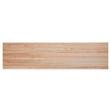 Swaner Hardwood 10 ft. L x 30 in. D x 1.5 in. T Finished Maple Solid Wood Butcher Block Countertop With Square Edge