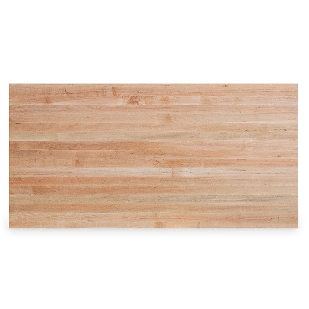 Swaner Hardwood 2.5 ft. L x 30 in. D x 1.75 in. T Finished Maple Solid Wood Butcher Block Countertop With Eased Edge