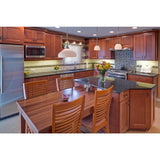 Swaner Hardwood 4 ft. L x 25 in. D x 1.5 in. T Finished Walnut Solid Wood Butcher Block Countertop With Square Edge