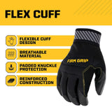 FIRM GRIP Large Flex Cuff Outdoor and Work Gloves