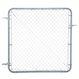 Fit-Right 24 in. to 72 in. W x 6 ft. H Galvanized Metal Chain Link Fence Gate Kit