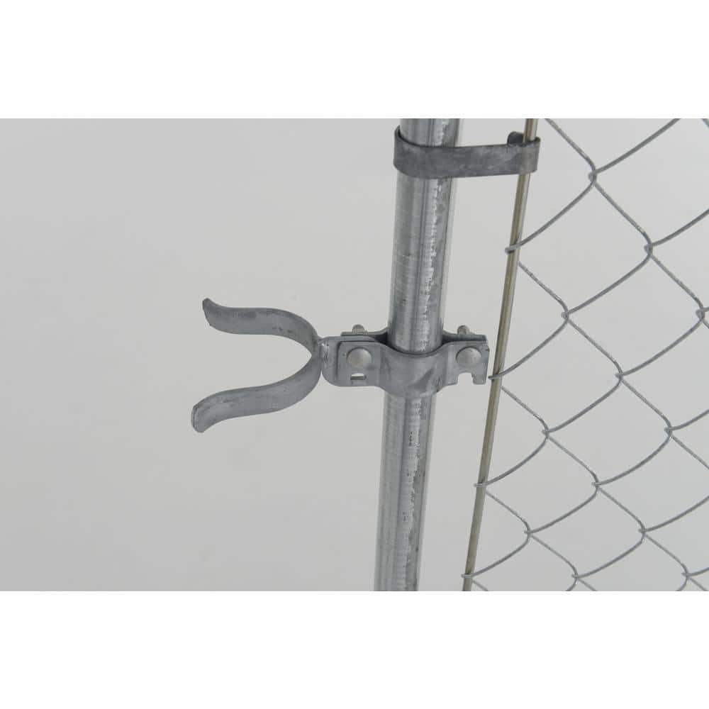 Fit-Right 24 in. to 72 in. W x 6 ft. H Galvanized Metal Chain Link Fence Gate Kit