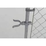Fit-Right 24 in. to 72 in. W x 6 ft. H Galvanized Metal Chain Link Fence Gate Kit