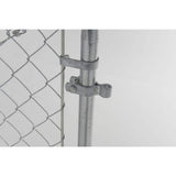 Fit-Right 24 in. to 72 in. W x 6 ft. H Galvanized Metal Chain Link Fence Gate Kit