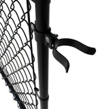 Fit-Right 4 ft. H Adjustable Walk Gate Kit, Square Corner Frame - Black
