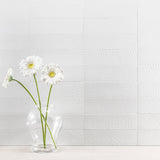 Tessuto White Matte Porcelain Subway Tile 4x12 - Lux Tile