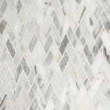 Daltile Stone Decor Fog 11 in. x 12 in. x 10 mm Marble Mosaic Floor and Wall Tile (0.83 sq. ft. per piece)